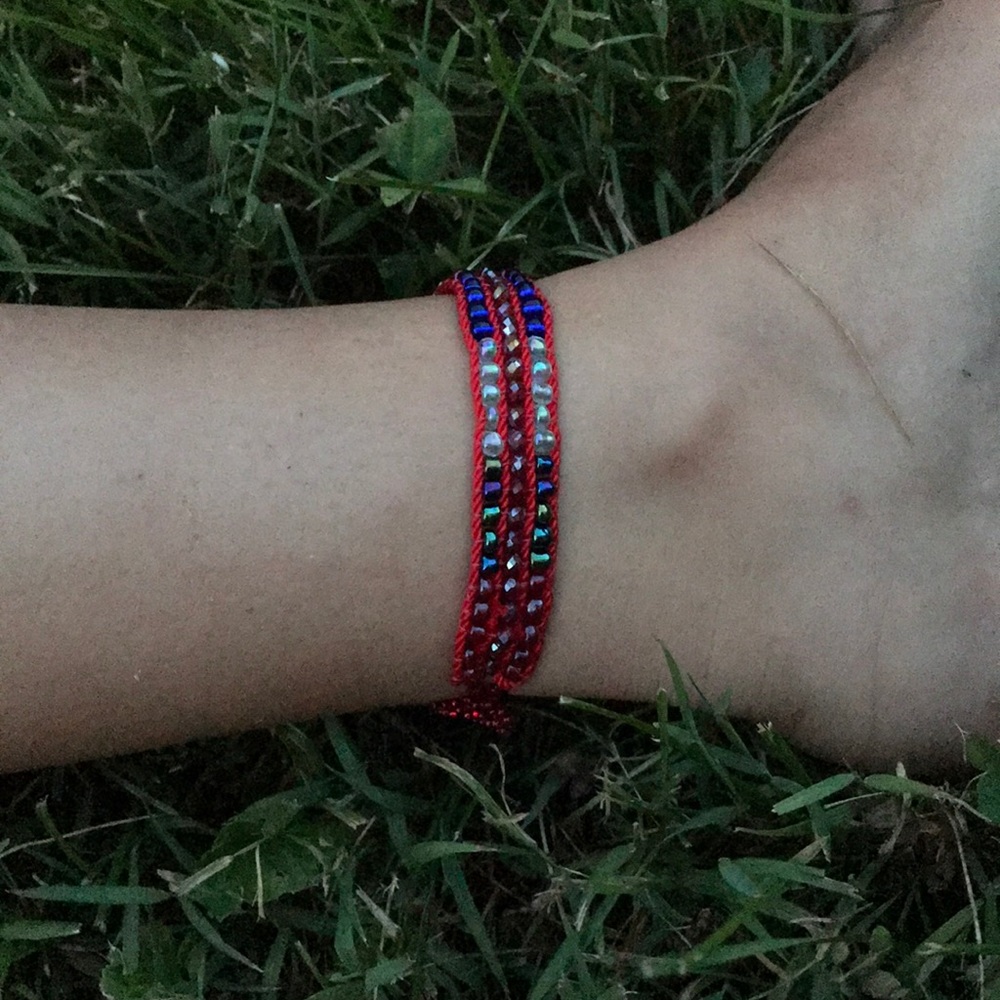 •Beeded Anklet